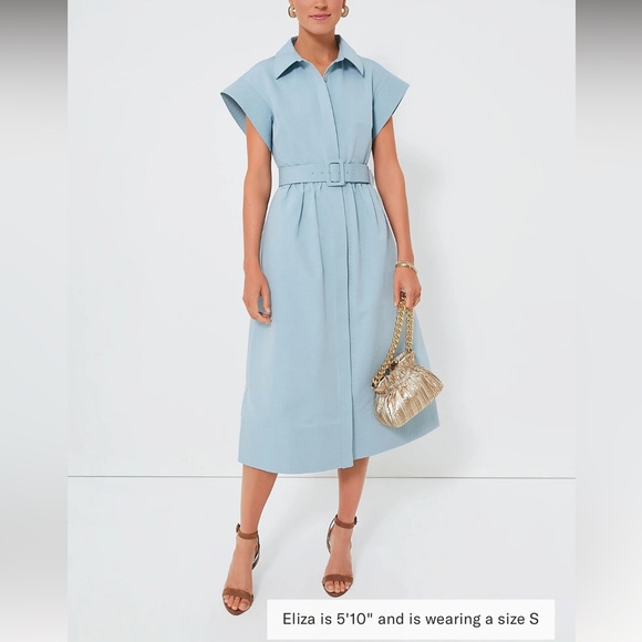 TUCKERNUCK Slate Blue Chloe Dress - Picture 2 of 13